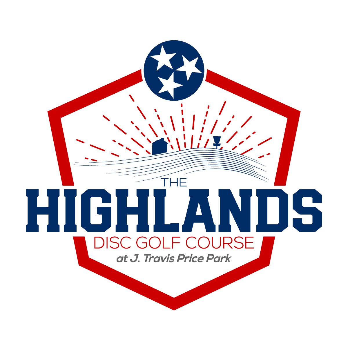 The Highlands Disc Golf Logo