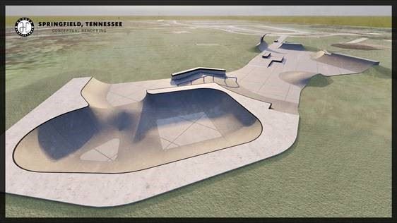 Rendering of Skate Park
